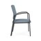 Lesro Newport Guest Chair Metal Frame, Charcoal, RS Rain Song Upholstery NP1101 - alternate 3
